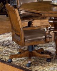 Nassau Game / Dining Leather Chair - Hillsdale Furniture - 6060-801