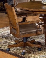 Nassau Game / Dining Leather Chair - Hillsdale Furniture - 6060-801