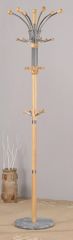 Natural Coat Rack with Marble Base - Nata - 12267