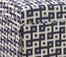 Navy and Cream Skirted "Slip Over" (Fits 741-440 Chair) - Powell Furniture - 741-248Z