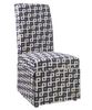 Navy and Cream Skirted "Slip Over" (Fits 741-440 Chair) - Powell Furniture - 741-248Z