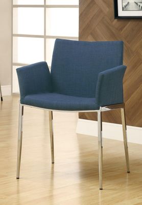 Navy Upholstered Dining Chair - Set of 2 - 120720