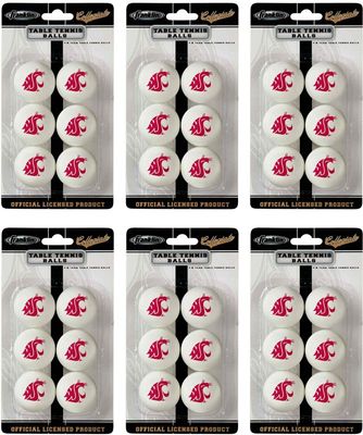 NCAA WASH STATE Table Tennis 36 Ball Pack - Franklin Sports