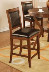 Nelms 24" Bar Stool (Set of 2) in Brown Walnut - Coaster - 102179-SET