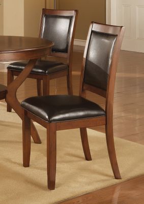Nelms Dining Chair (Set of 2) in Brown Walnut - Coaster - 102172-SET