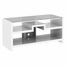 New York Skyline 3-in-1 Gaming Center / TV Stand in Plumeria White - Kathy Ireland