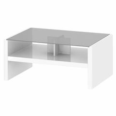 New York Skyline Coffee Table in Plumeria White - Kathy Ireland