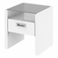 New York Skyline End Table in Plumeria White - Kathy Ireland