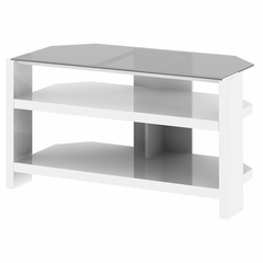 New York Skyline TV Stand in Plumeria White - Kathy Ireland