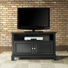 Newport 42" TV Stand in Black Finish - Crosley Furniture - KF10003CBK
