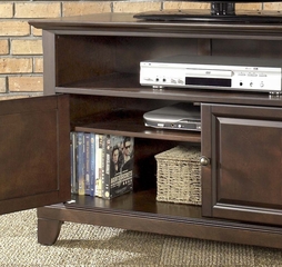Newport 42" TV Stand in Vintage Mahogany Finish - Crosley Furniture - KF10003CMA