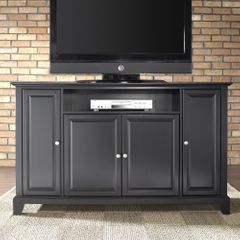 Newport 60" TV Stand in Black Finish - Crosley Furniture - KF10001CBK
