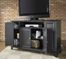 Newport 60" TV Stand in Black Finish - Crosley Furniture - KF10001CBK