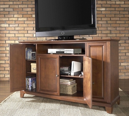Newport 60" TV Stand in Classic Cherry Finish - Crosley Furniture - KF10001CCH