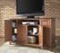 Newport 60" TV Stand in Classic Cherry Finish - Crosley Furniture - KF10001CCH