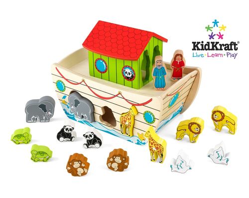 Noah's Ark Shape Sorter in Multi-Color - KidKraft Furniture - 63244