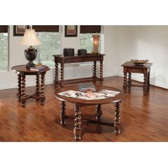 Normandy 4 Piece Accent Table Set Antique Oak - Largo - LARGO-WG-T826-SET