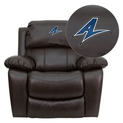 North Carolina - Asheville Bulldogs Brown Leather Recliner - MEN-DA3439-91-BRN-45023-EMB-GG