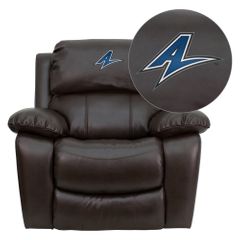 North Carolina - Asheville Bulldogs Brown Leather Recliner - MEN-DA3439-91-BRN-45023-EMB-GG