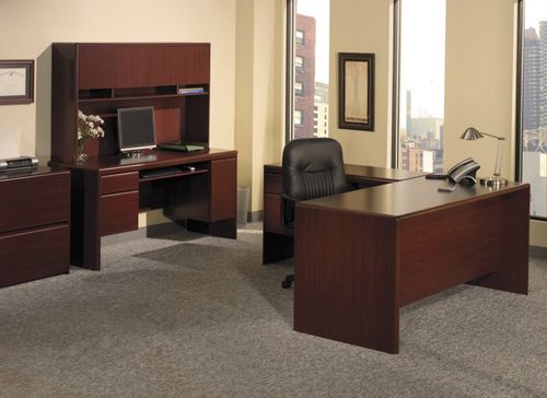 Northfield Executive Office Furniture Package 1 - Bush Office Furniture - OFFPKG-30