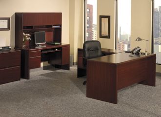 Northfield Executive Office Furniture Package 1 - Bush Office Furniture - OFFPKG-30