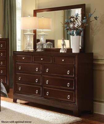 Nortin Dark Cherry Dresser - 202193
