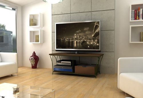 Nuvo 2-Tier Mocha TV Stand - Atlantic - 88335760