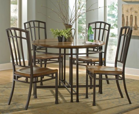 Oak Hill 5-Piece Dining Set in Oak - Home Styles - 5050-318