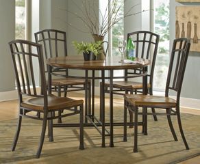 Oak Hill 5-Piece Dining Set in Oak - Home Styles - 5050-318