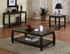 Occasional Table Set in Cappuccino - Coaster