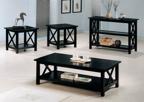 Occasional Table Set in Cappuccino - Coaster - COAST-159091-TABLE-SET-1