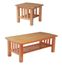 Occasional Table Set in Golden Oak - Stanford Mission - EL-GOAK-TBL-SET