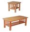 Occasional Table Set in Golden Oak - Stanford Mission - EL-GOAK-TBL-SET