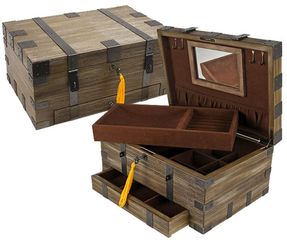 Old Dominion Jewelry Box with Lock - JBQ-RL903