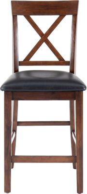 Olsen Oak Casual X-Back Stool - Set of 2 - 439-BS103KD