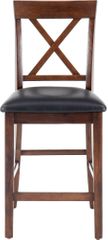 Olsen Oak Casual X-Back Stool - Set of 2 - 439-BS103KD