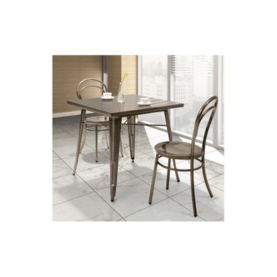 Olympia Gunmetal 3pc Dining Set - Zuo