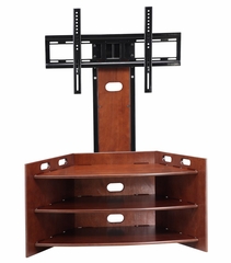 Open Corner Media Stand - "Espresso" - Powell Furniture - 741-954