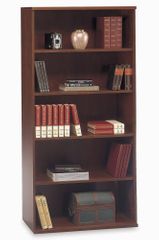 Open Double Bookcase - Series C Hansen Cherry Collection - Bush Office Furniture - WC24414