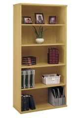 Open Double Bookcase - Series C Light Oak Collection - Bush Office Furniture - WC60314