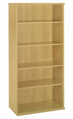 Open Double Bookcase - Series C Light Oak Collection - Bush Office Furniture - WC60314