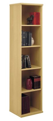 Open Single Bookcase - Series C Light Oak Collection - Bush Office Furniture - WC60312
