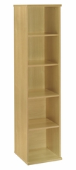 Open Single Bookcase - Series C Light Oak Collection - Bush Office Furniture - WC60312