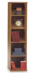 Open Single Bookcase - Series C Natural Cherry Collection - Bush Office Furniture - WC72412