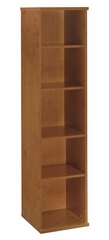 Open Single Bookcase - Series C Natural Cherry Collection - Bush Office Furniture - WC72412