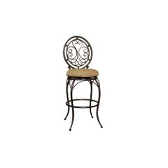 Opus Metal Swivel Bar Stool - American Hertiage - AH-124846PB-C07