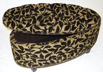 Ora Oval Ottoman Bench - 4D Concepts - 75650