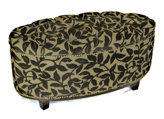 Ora Oval Ottoman Bench - 4D Concepts - 75650