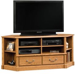 Orchard Hills Corner Entertainment Credenza Carolina Oak - Sauder Furniture - 403818