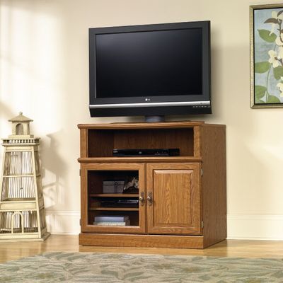 Orchard Hills Highboy TV Stand Carolina Oak - Sauder Furniture - 401640